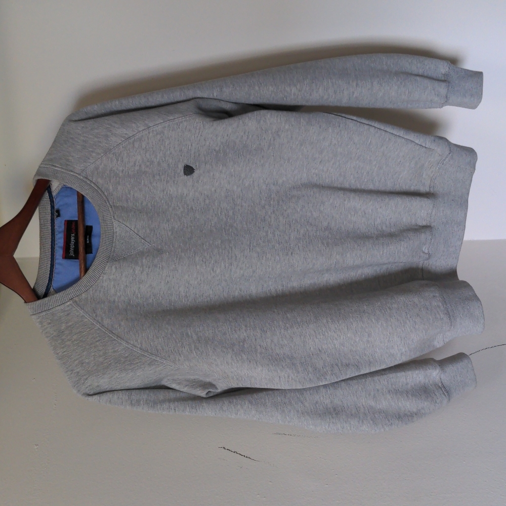 Grey melange sweatshirt